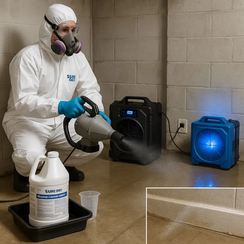 Sanitization and Odor Removal process in Ranlo, NC