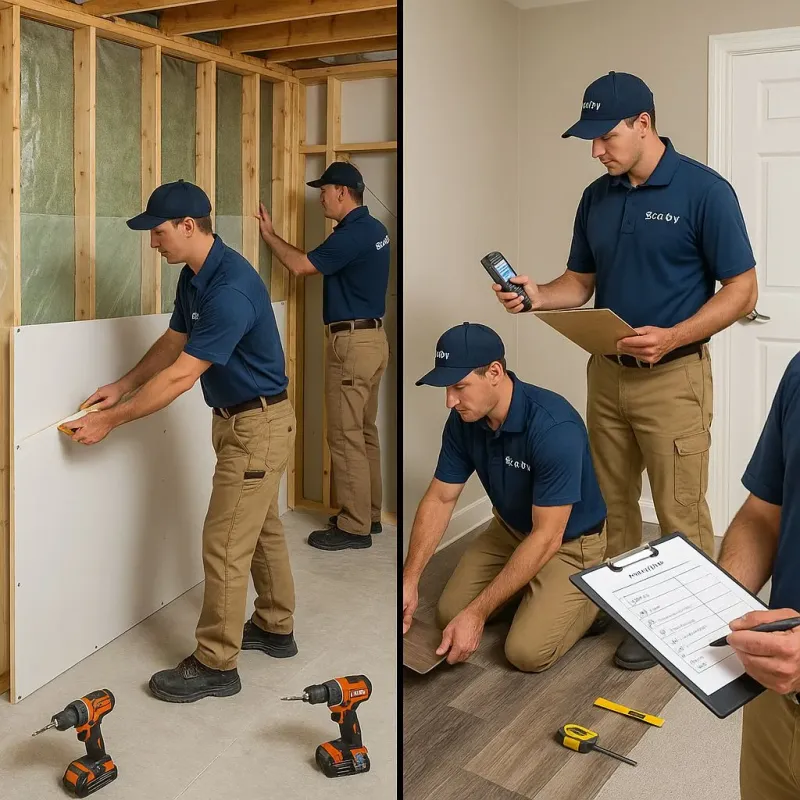 Repairs and Reconstruction process in Ranlo, NC