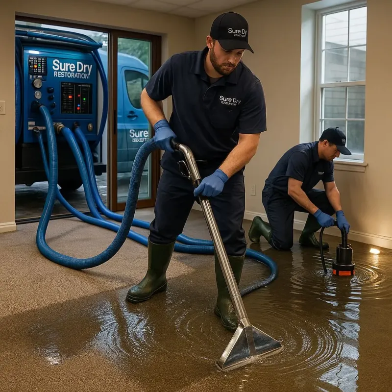 Water Extraction and Removal process in Ranlo, NC